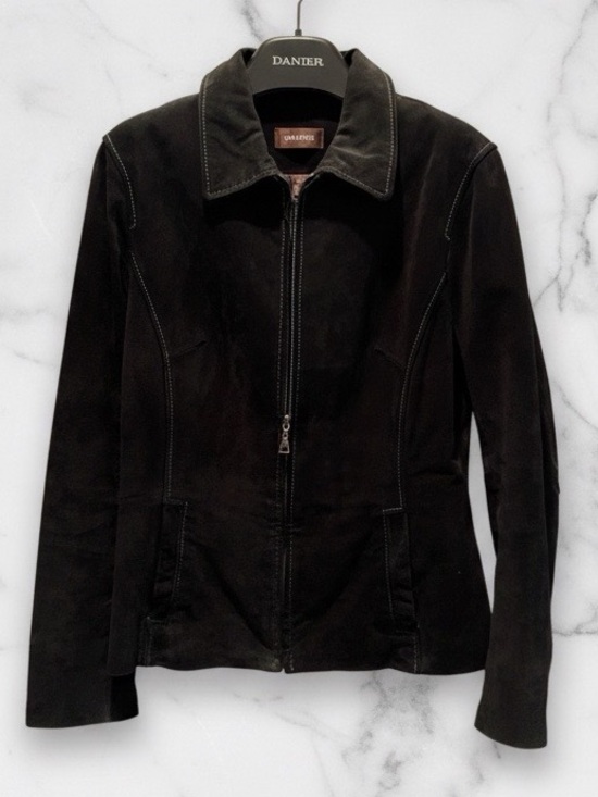 Danier Jackets & Blazers - Danier Women's Black Suede Leather Jacket